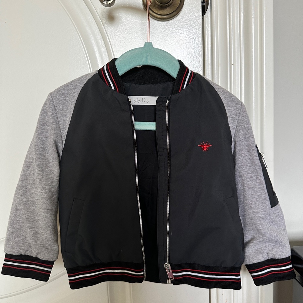 Baby Dior bumber Jacket. Super cool Size 18 months